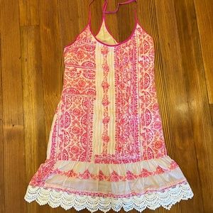 Summer pink dress